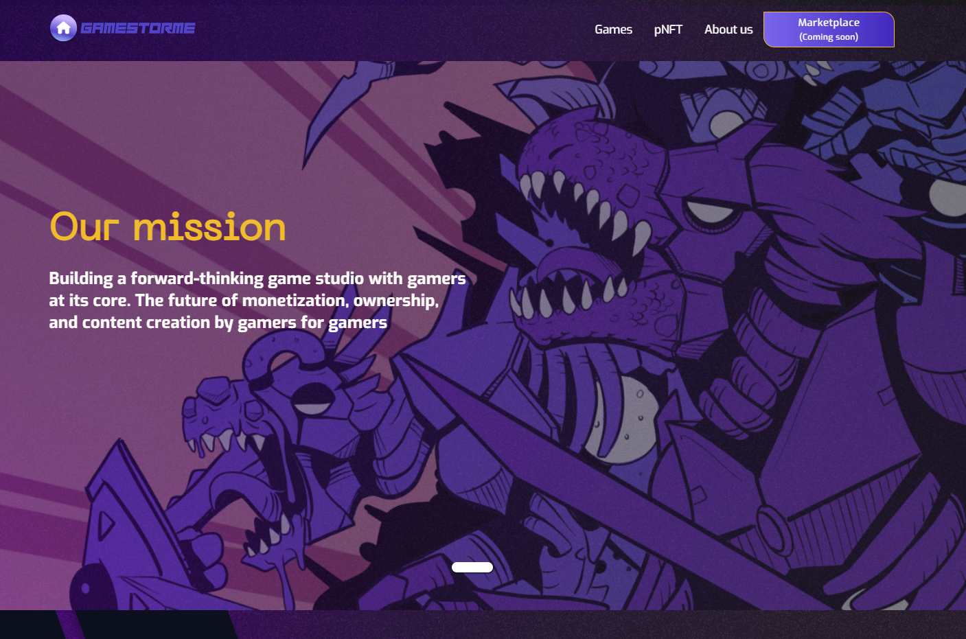 gamestorme home page